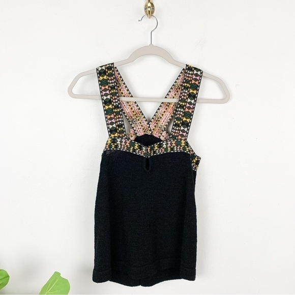 Madewell Embroidered Swing Sweater Tank Sz XS - Picture 4 of 8